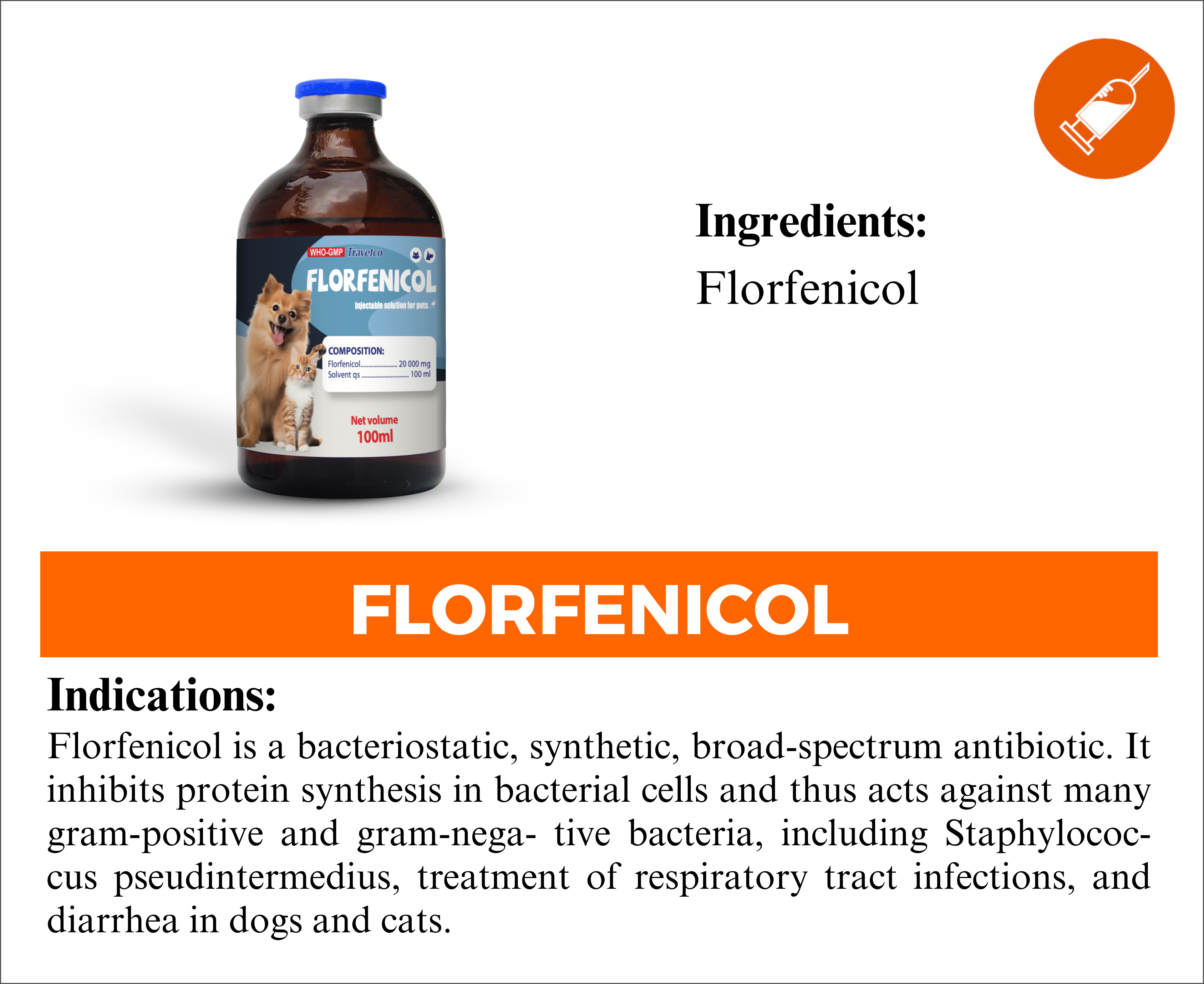 Florfenicol for Dog